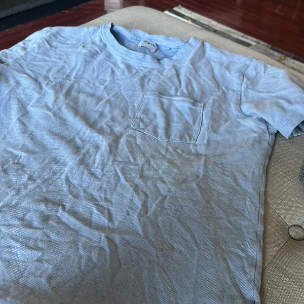 Zara Light Blue‎ T W Pocket - Image 4