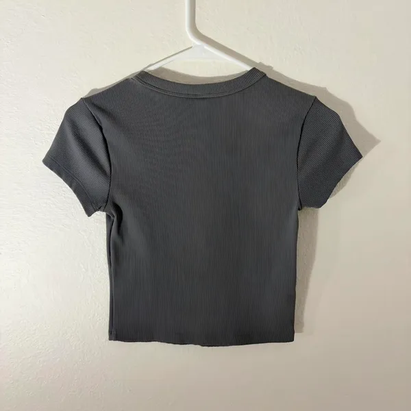 Nordstrom BP dark grey baby tee S - Image 2