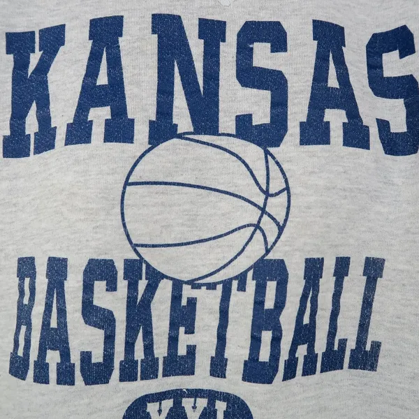 Russell Athletic Vintage 90s Kansas Basketball Sweatshirt - Image 3