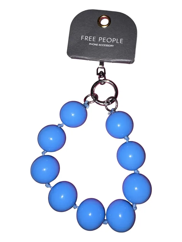 Free People Bauble Phone Wristlet NWT Blue - Image 3