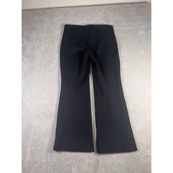 Maeve Anthropologie The Margot Kick-Flare Cropped Pants Black Women's Medium - Image 6
