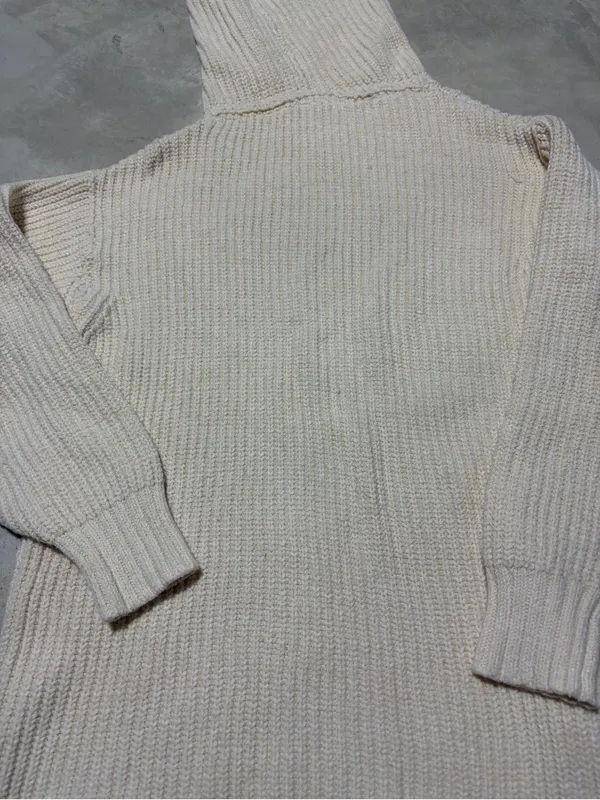 Free people Cream Turtleneck Knit Sweater - Women's Cozy small - Image 7