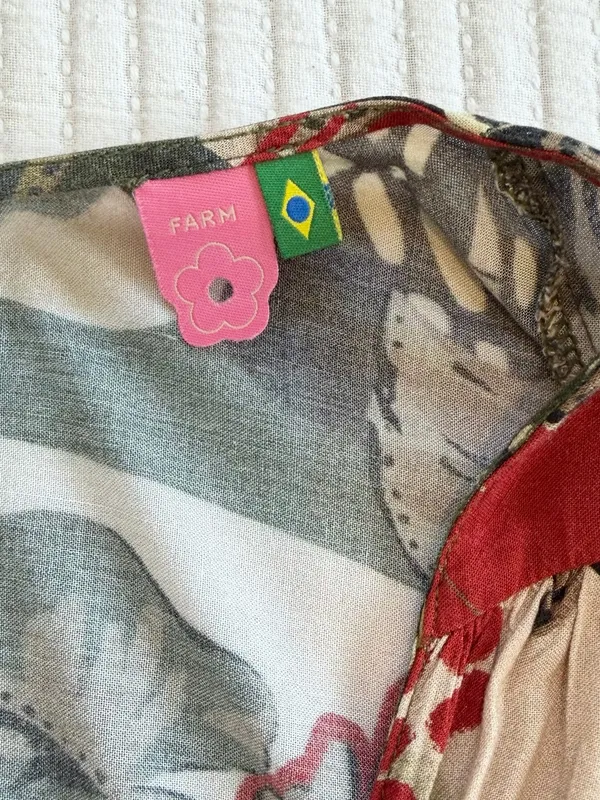 FARM Rio Tropical Printed Jumpsuit in Beige, Olive & Red - Image 3