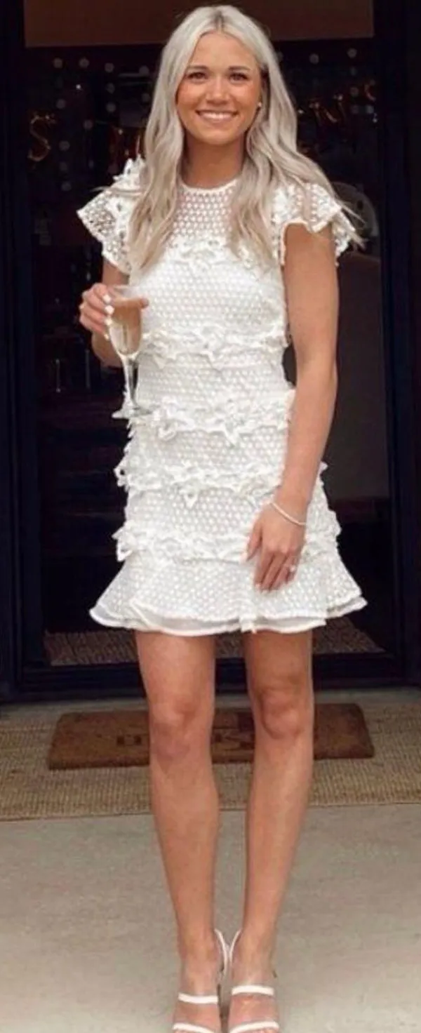 These Three Boutique White Floral Dress - Image 2