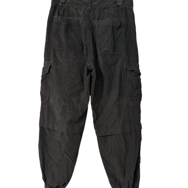 American Eagle Baggy Jogger Womens Size 4 Short Corduroy Cargo - Image 3