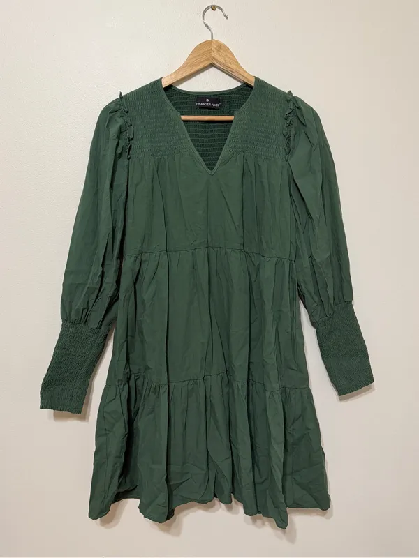TUCKERNUCK Pomander Place Ceci Dress Size Small in Jaguar Green - Image 2
