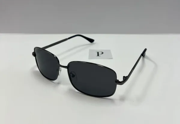 Aviator Sunglasses / gray metal square aviator sunglasses - Image 2