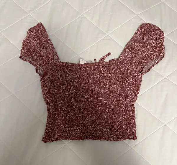 Red and White Top - Image 2