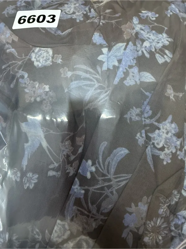 Anthropologie let me be‎ Asymmetrical Blue and Black Ruched Halter Sundress 1x - Image 7