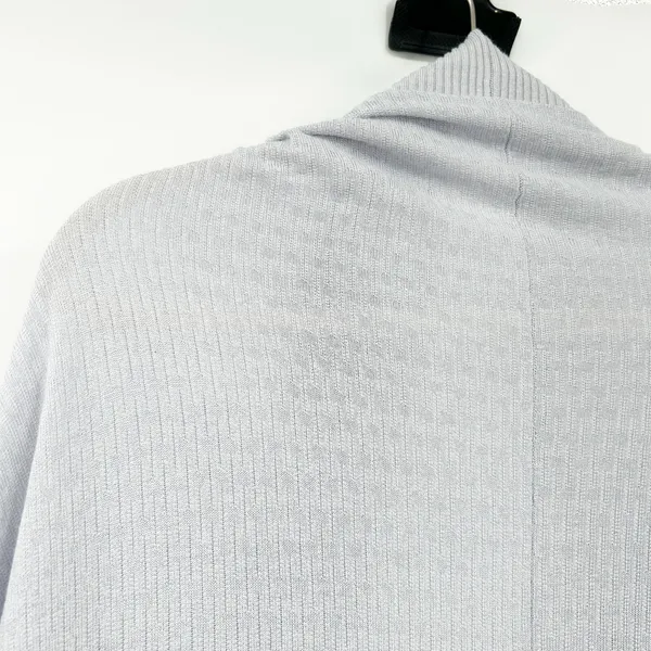 Lululemon Womens Silk Blend Open‎ Front Stillness Wrap Cardigan OS Silver Fox - Image 10