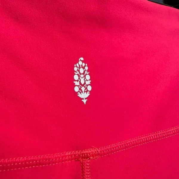 Free People Movement Never Better Coral Pink Leggings Electric Sunset‎ XS - Image 5
