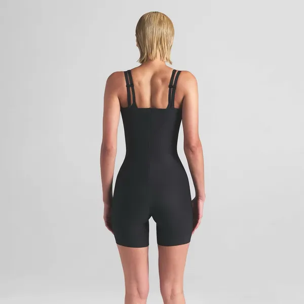 SKIMS BODY Black High-Waist (B11) Mid-Thigh Shapewear Bodysuit size medium - Image 2