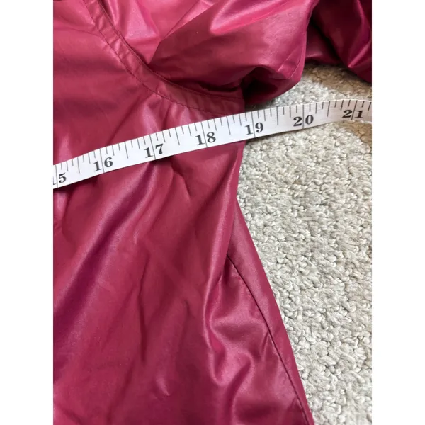 Zenergy by Chicos Windbreaker Jacket 0 Small Magenta Pink Full Zip Mock Neck - Image 7