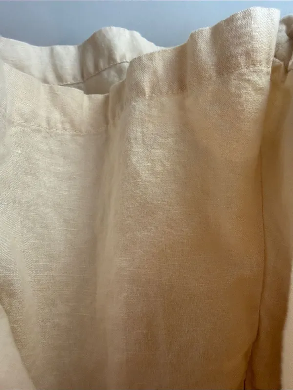 Zara Linen Cotton Romper Short Jumpsuit - Image 7