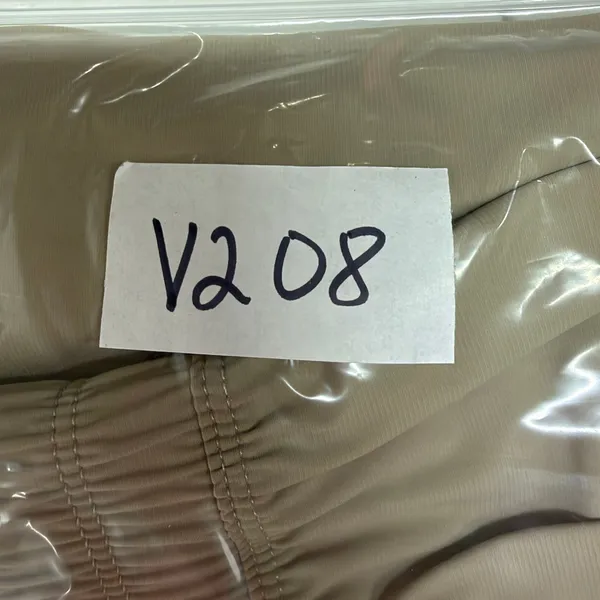 Old Navy L SleekTech Go-Dry Barrel Balloon Pants Khaki Tan High Rise Lightweight - Image 11