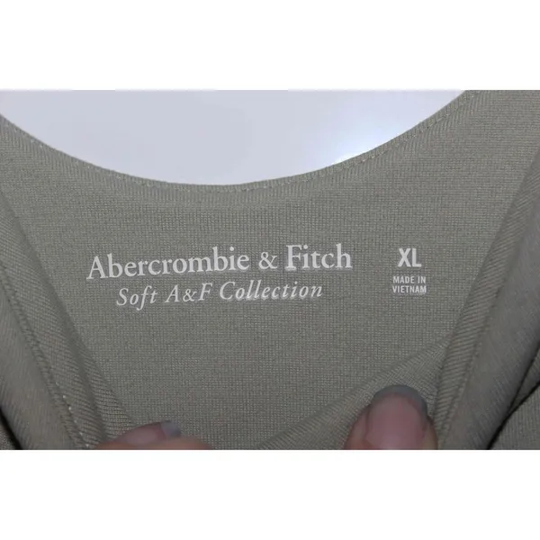 Womens Abercrombie & Fitch Soft A&F Collection Green V-Neck Bodysuit Top Size XL - Image 3