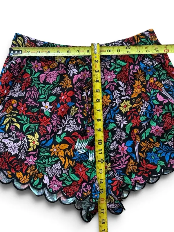 FARM Rio Tropical Garden Floral Shorts | Scallop Hem Size Medium🌺 - Image 16