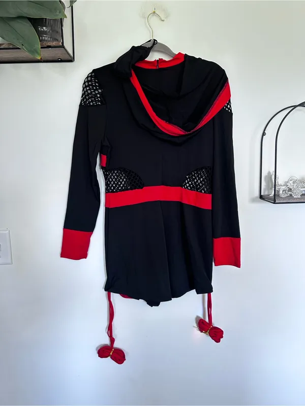 NWOT Spooktacular Creations Women's Sexy Ninja Halloween Costume Size Large - Image 3