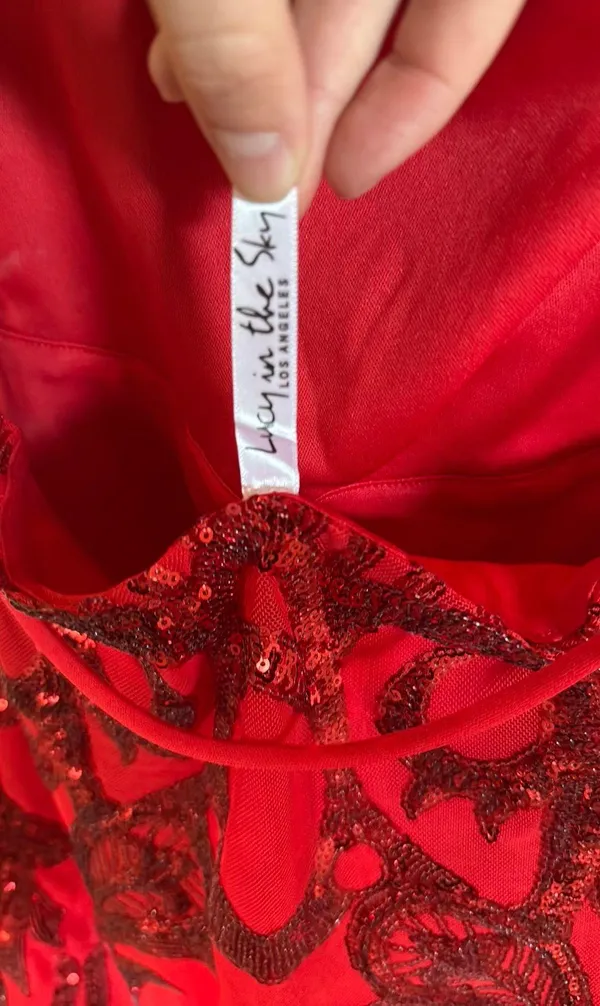 Lucy in the Sky Red Dress - Image 5