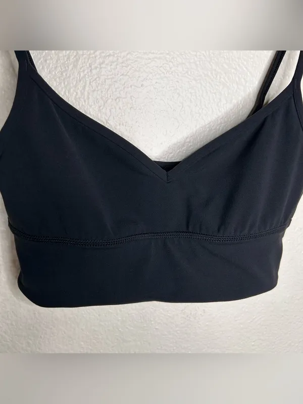 Lululemon Align Sweetheart Bra *Light Support, A/B Cup Black 6 - Image 3