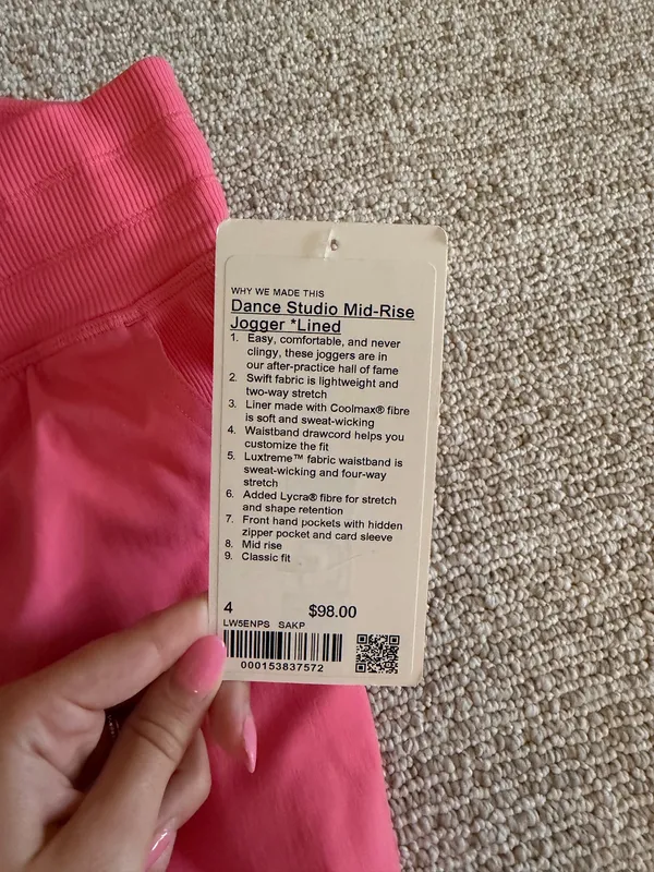 Lululemon Dance Studio Joggers Mid-Rise - Image 4