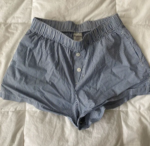 Striped shorts Blue Size XS - Image 2