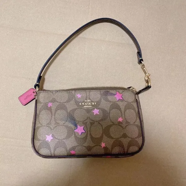 Coach C7294 Nolita 19 In Signature Canvas With Disco Star Print In Khaki Multi - Image 3
