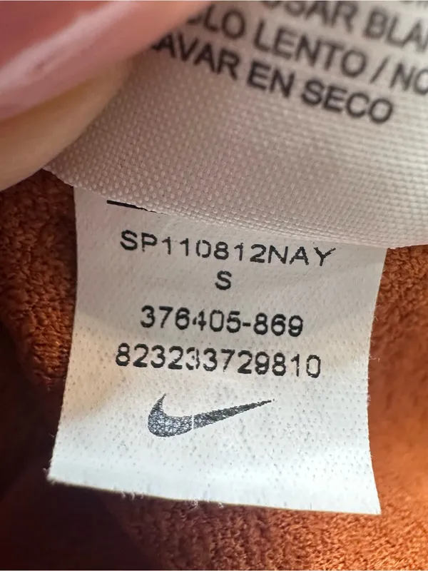 Nike Women's Burnt Orange Half-Zip Pullover Nike Golf Size Small - Image 11