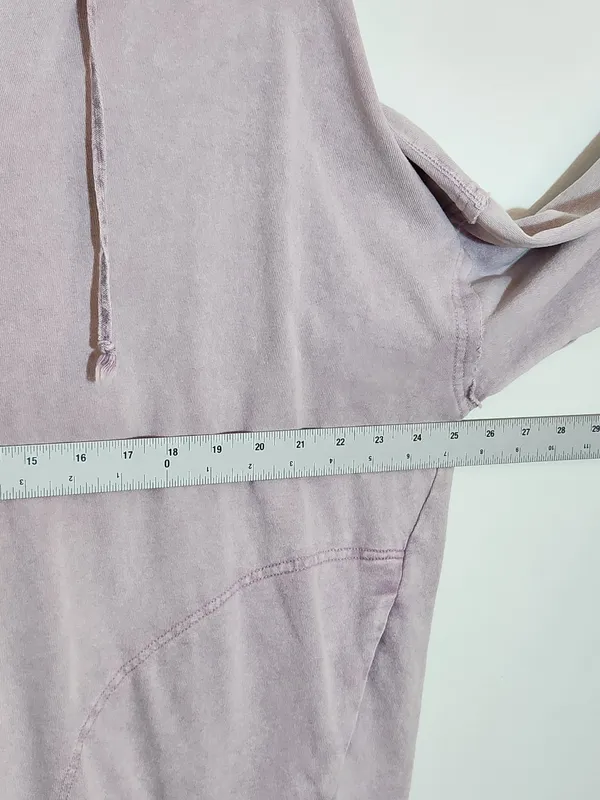 Easel Distressed Purple Hoodie Pullover Size Medium - Image 7