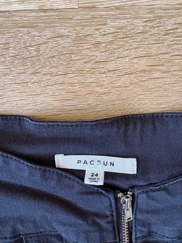 PacSun Denim Black Mini Skirt - Image 5