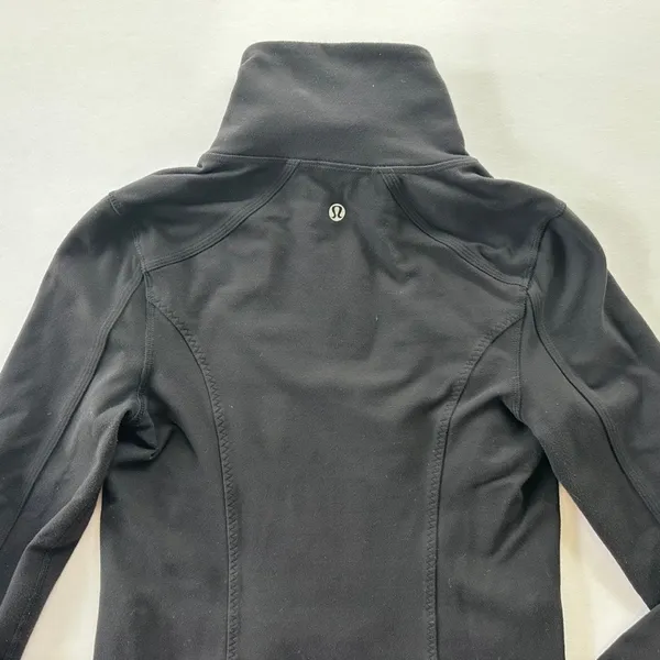 Lululemon Nice Asana Jacket Black Size 4 Long Full Zip Luon Travel Layer Outdoor - Image 9