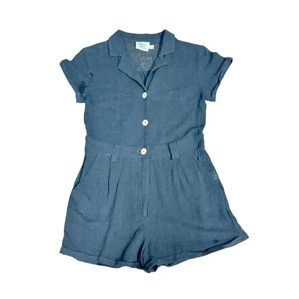 Princess Polly Short Sleeve Black Ashens Romper Size 2 - Image 8