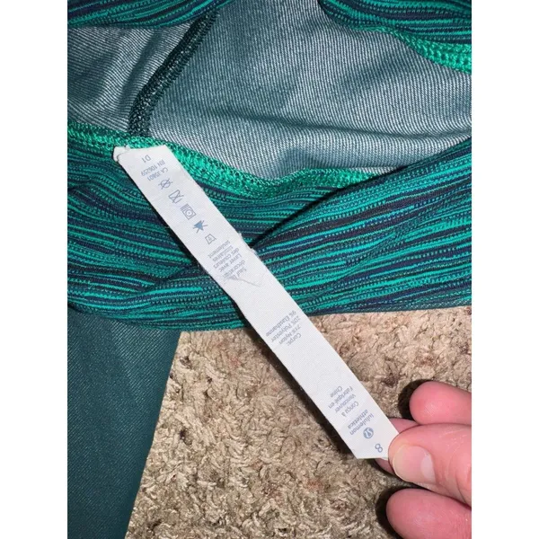 lululemon athletica Green Leggings size 8 - Image 11