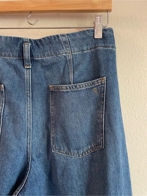 Anthropologie Pilcro Full-Length Relaxed Barrel Jeans Size 28 - Image 8