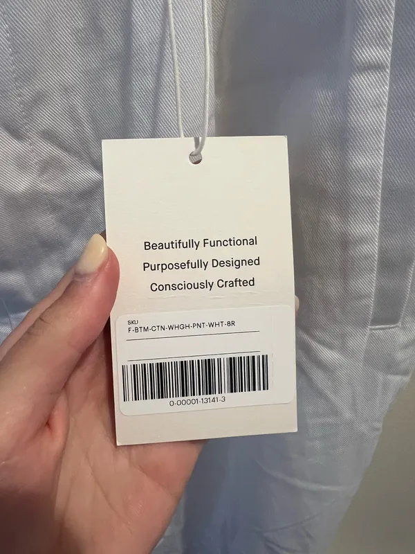Everlane white pants - Image 4