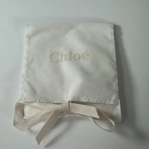 Chloé Paddington Gold Tone Padlock Star Charm Ring Rhinestone Size 6.5 - Image 11