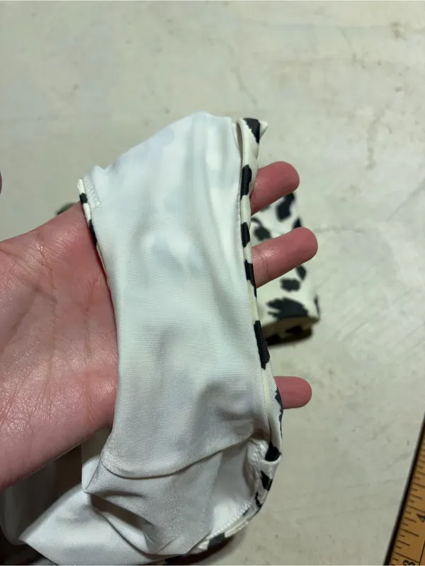 Aerie high cut cheeky Leopard Print Bikini Bottoms XL - Image 8