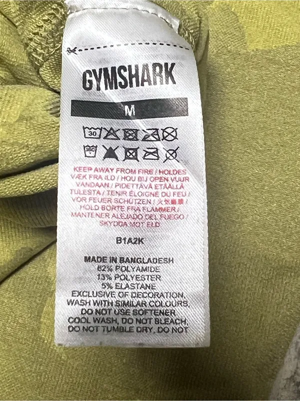 Gymshark Adapt Camo Seamless Leggings Savanna Green Medium M - Image 4