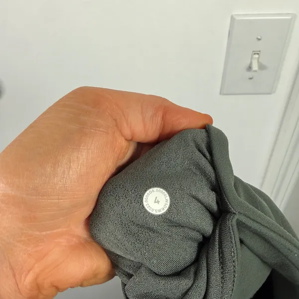 Lululemon Groove Nulu High Rise Flared Pant Grey Sage Green 32" Gym Yoga Women 4 - Image 7