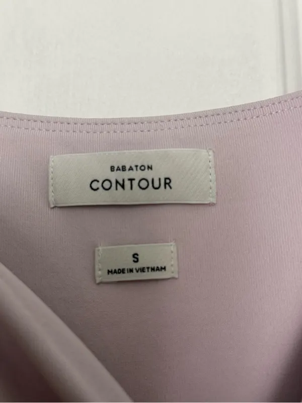 Aritzia Babaton Sculptknit Square Neck Romper in Pink - Image 4
