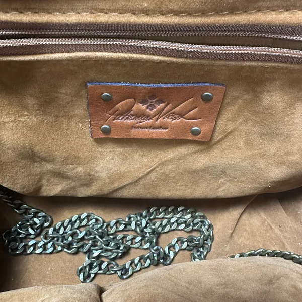 Patricia Nash Doppia Convertible Leather Satchel Bag - Image 8