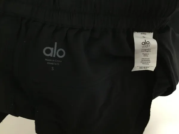 Alo Yoga Black Nylon Spandex Cargo Jogger Athletic Pants Women's Size S - Image 2