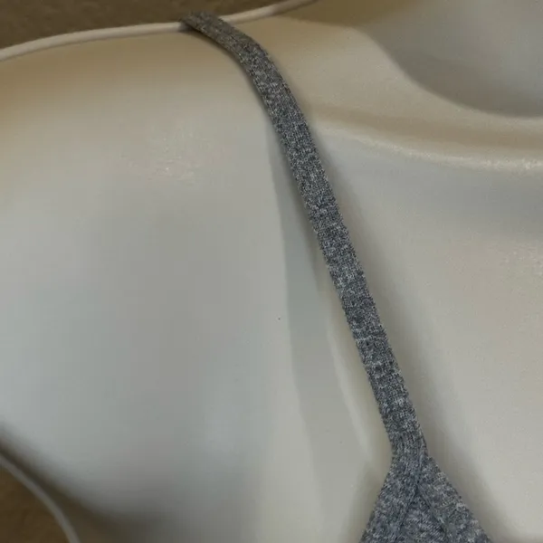 NUX Gray Strappy Bralette | Size S | New Without Tags - Image 6