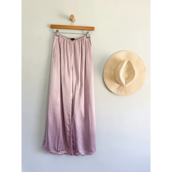 J.Crew | NWT Cosmo Pant in Luster Charmeuse Subtle Mauve | Sz XS - Image 2