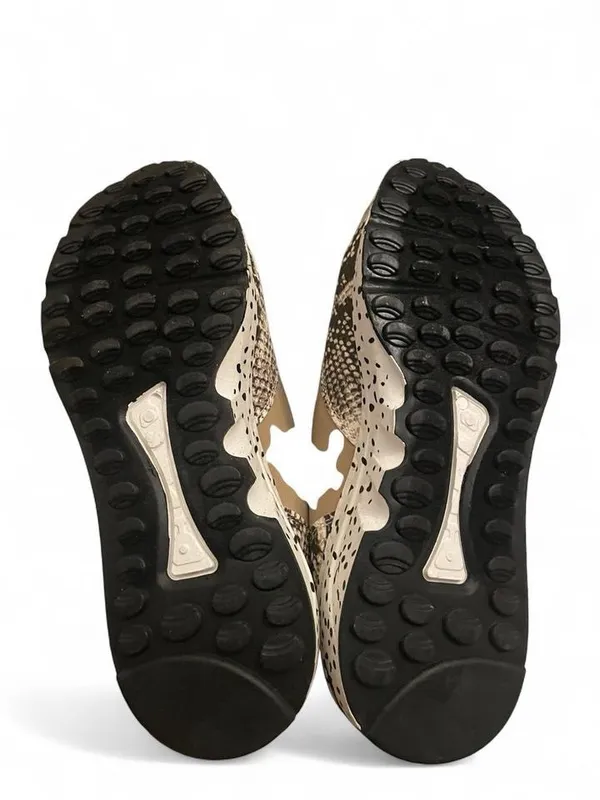 Steve Madden Bena Platform Wedge Sneakers Natural Snake Animal Women’s 8 - Image 5
