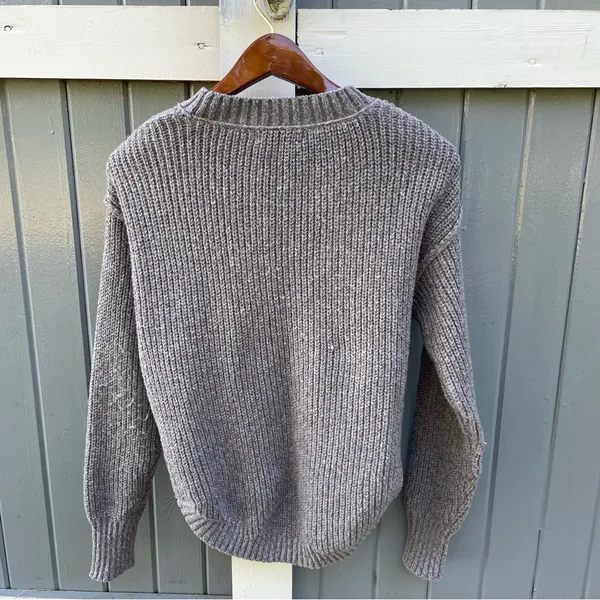 SO Women's Gray‎ Crew Neck Sweater - Image 2