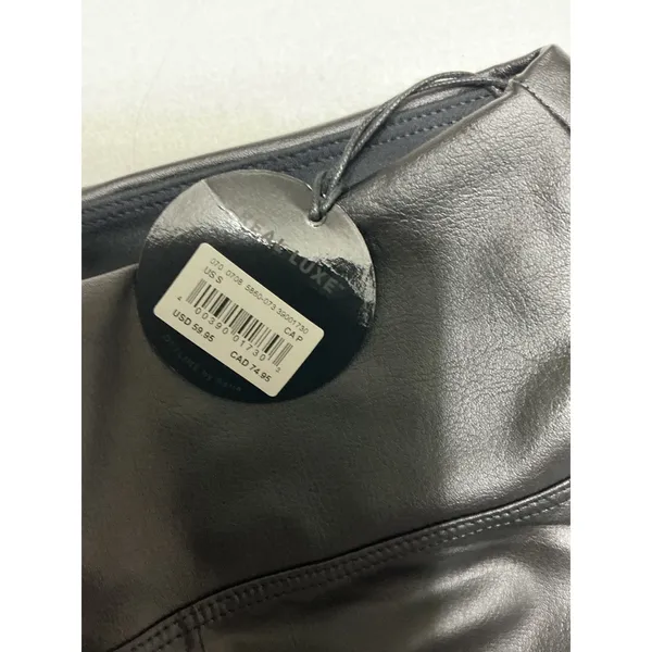 OFFLINE by Aerie Real Luxe Leggings Womens Small Black Faux Leather High Rise - Image 3
