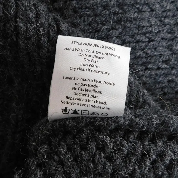 XIRENA Teton Aprés Ski Sweater Alpaca Gray Colorful Stripes Sporty Apres X-Small - Image 13