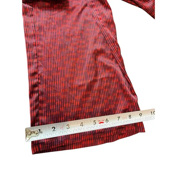 Victoria's Secret VTG Red Black Satin Feel Sleeveless Elastic Waist Pant Set S 90s - Image 15