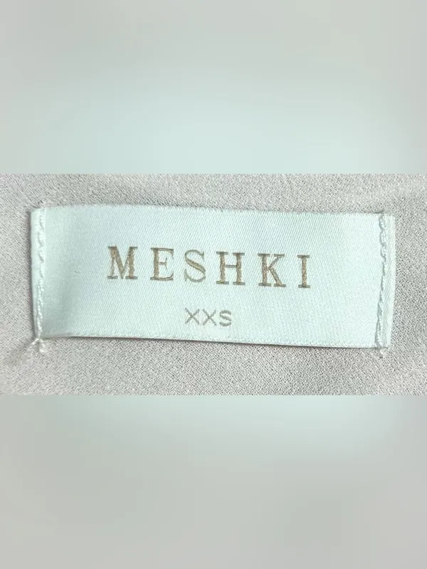 Meshki Size XXS Rhea Cowl Light Pink Mini Dress - Image 4